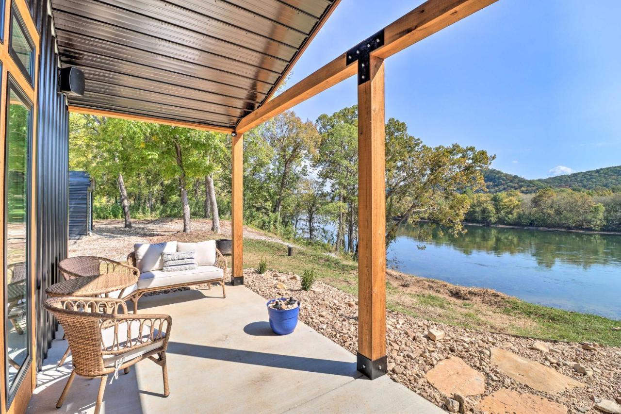 Modern Norfork House With Patio On White River! Exteriör bild